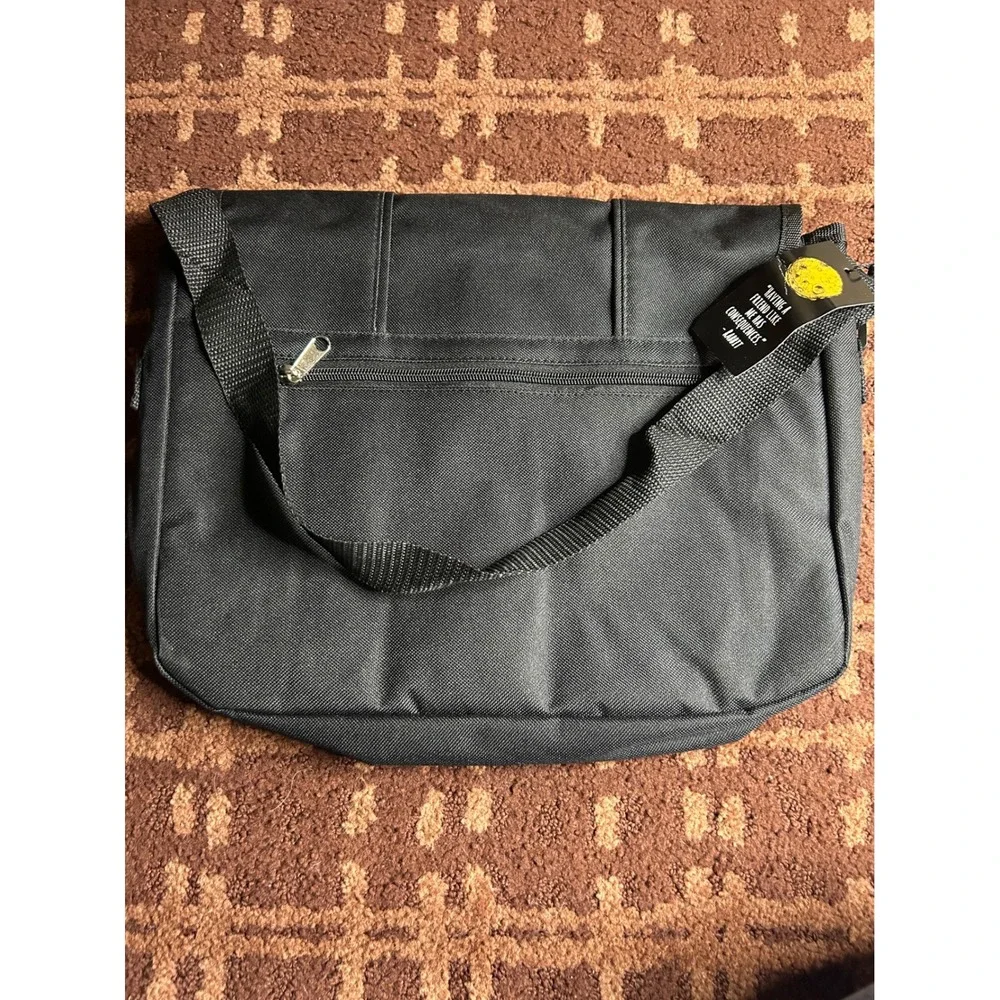 Harry‎ Moon Messenger Bag Black Yellow Canvas Crossbody Book Series NWT